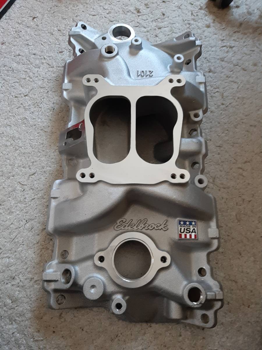 e- Dell block intake manifold 2101 new goods Chevrolet Camaro c10 Impala malibu L kami-no Monte Carlo c1500