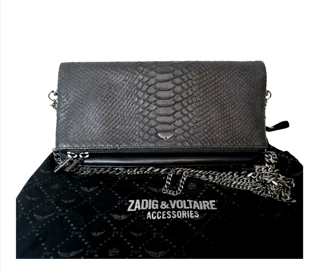 【nan*********樣専用】ZADIG&VOLTAIRE ザディグエヴォルテール ロッククラッチバッグ チェーンショルダー