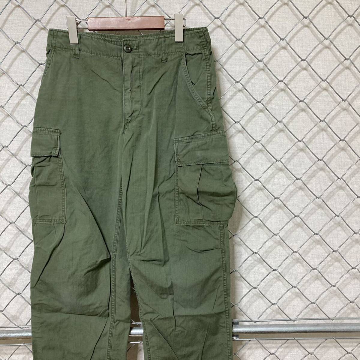 60s VINTAGE!! 米軍実物 G.B MANUFACTURES INC RIP STOP トラウザーズ