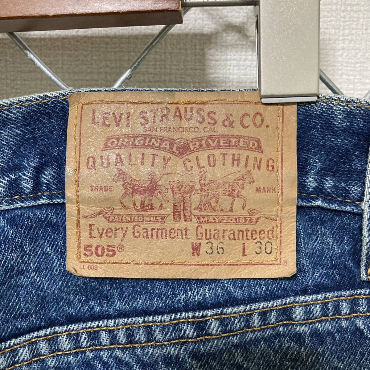 Levi's 505-0216 リーバイス USA製 デニムパンツ ジーンズ 36×30_画像8