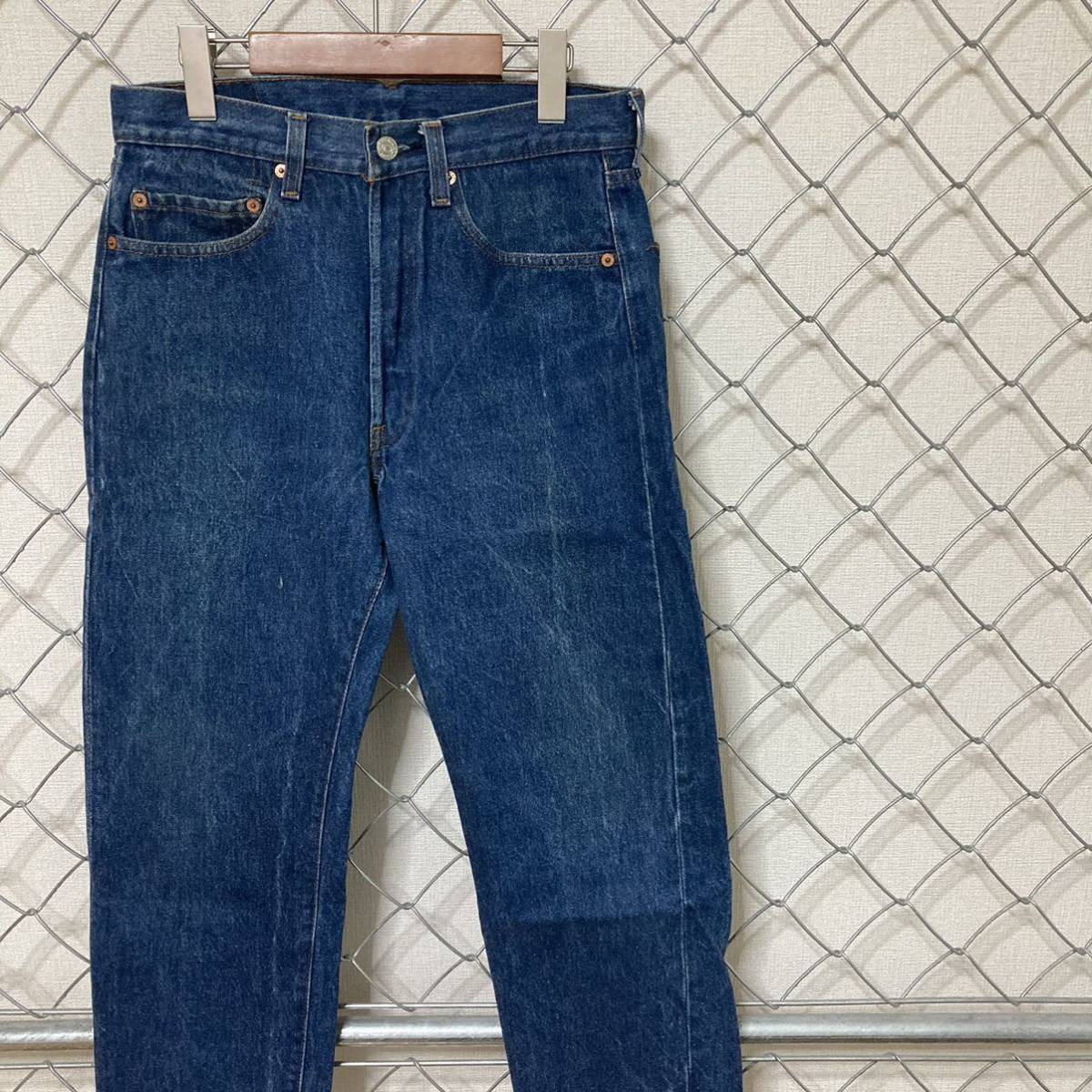 80s Levi's 501 リーバイス 84年製 USA製 524 赤耳後モデル 内股シングル デニムパンツ ジーンズ 32×36_画像1