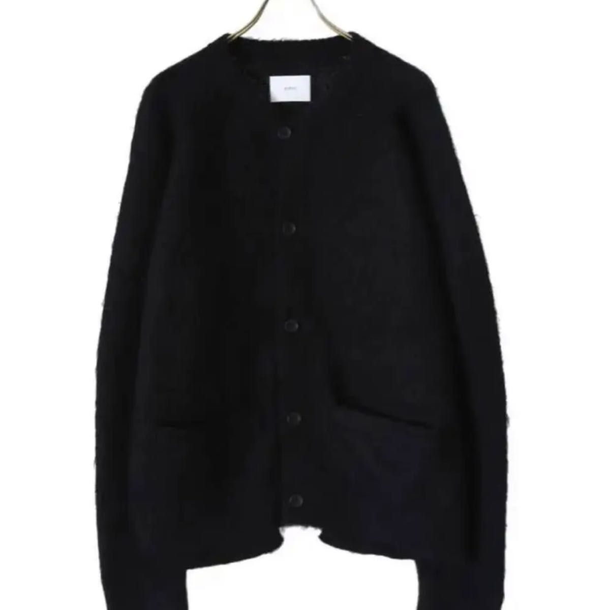 数量限定価格!! M stein Needles KID Cardigan-Argyle-Lt.Blue Mohair