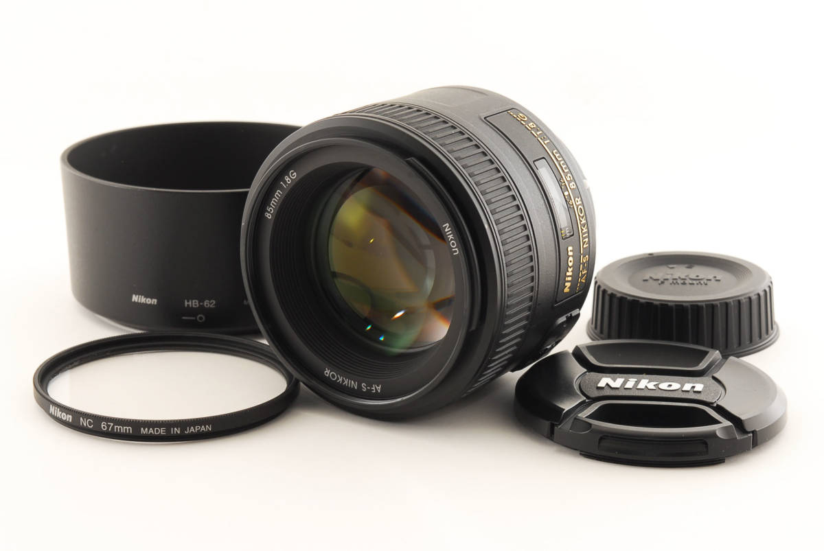 訳あり商品 美品 ニコン NIKON AF-S NIKKOR 85mm F1.8G 大口径単焦点