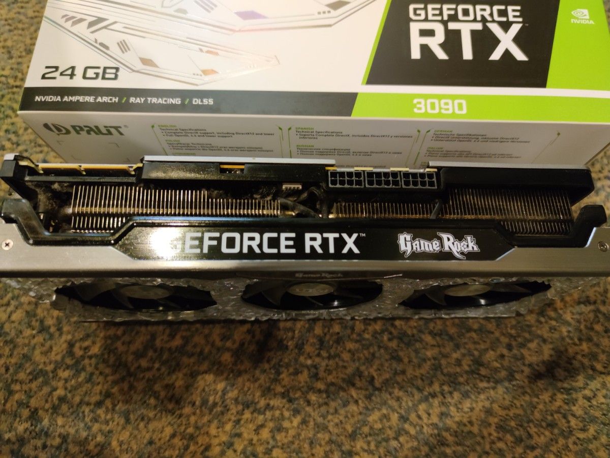 完動品 RTX3090 グラフィックボード グラボ PALIT Geforce RTX 3090 GAMEROCK