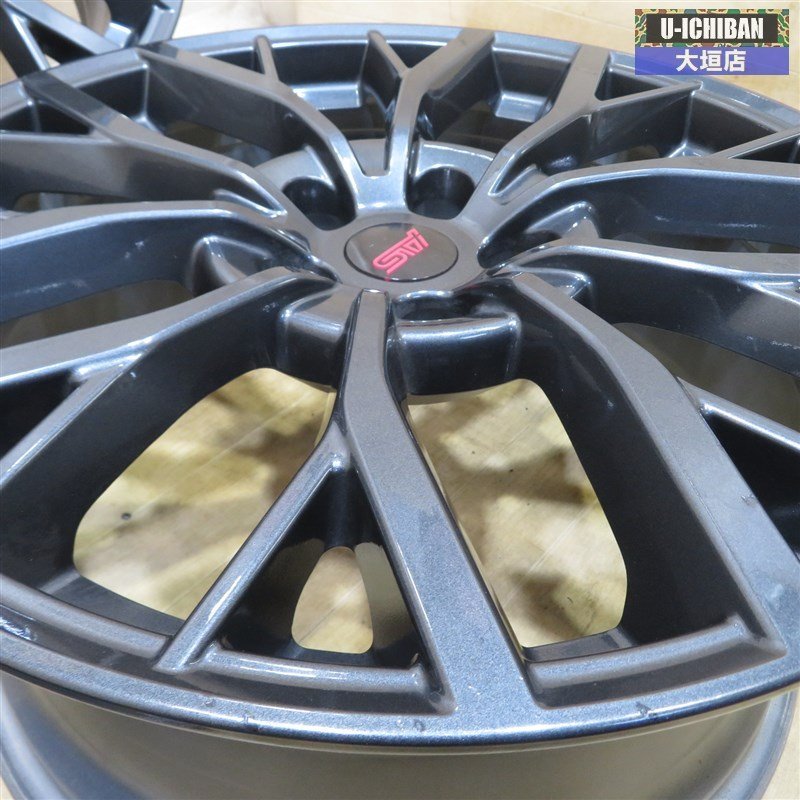 スバル WRX STI VAB 純正 ホイール 19インチ 8.5j +55 5H 114.3 4本 ※ S4 レヴォーグ 流用 002_画像5