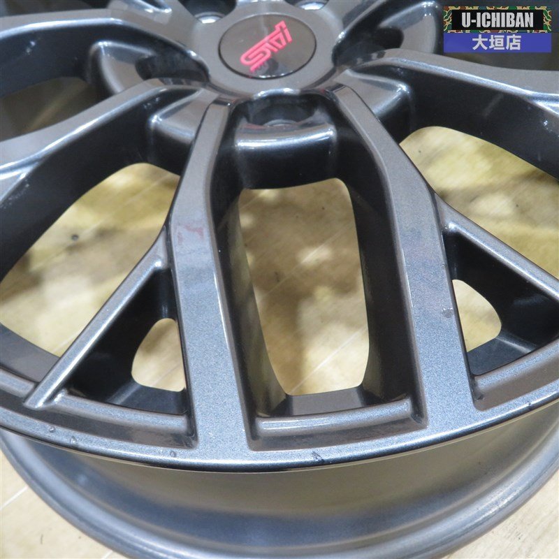 スバル WRX STI VAB 純正 ホイール 19インチ 8.5j +55 5H 114.3 4本 ※ S4 レヴォーグ 流用 002_画像7