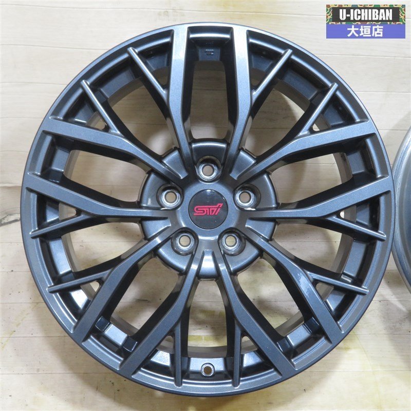 スバル WRX STI VAB 純正 ホイール 19インチ 8.5j +55 5H 114.3 4本 ※ S4 レヴォーグ 流用 002_画像2