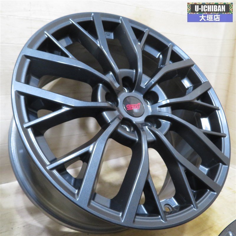 スバル WRX STI VAB 純正 ホイール 19インチ 8.5j +55 5H 114.3 4本 ※ S4 レヴォーグ 流用 002_画像4