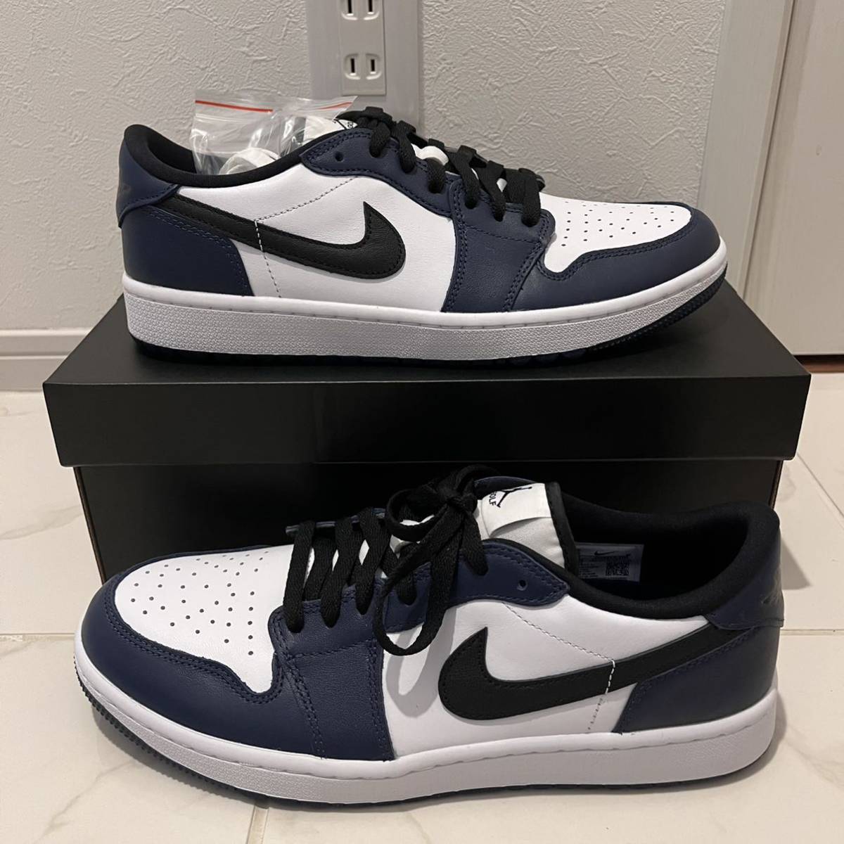 ストレッチドビー 28cm【新品】Nike Air Jordan1 Low Golf ネイビー