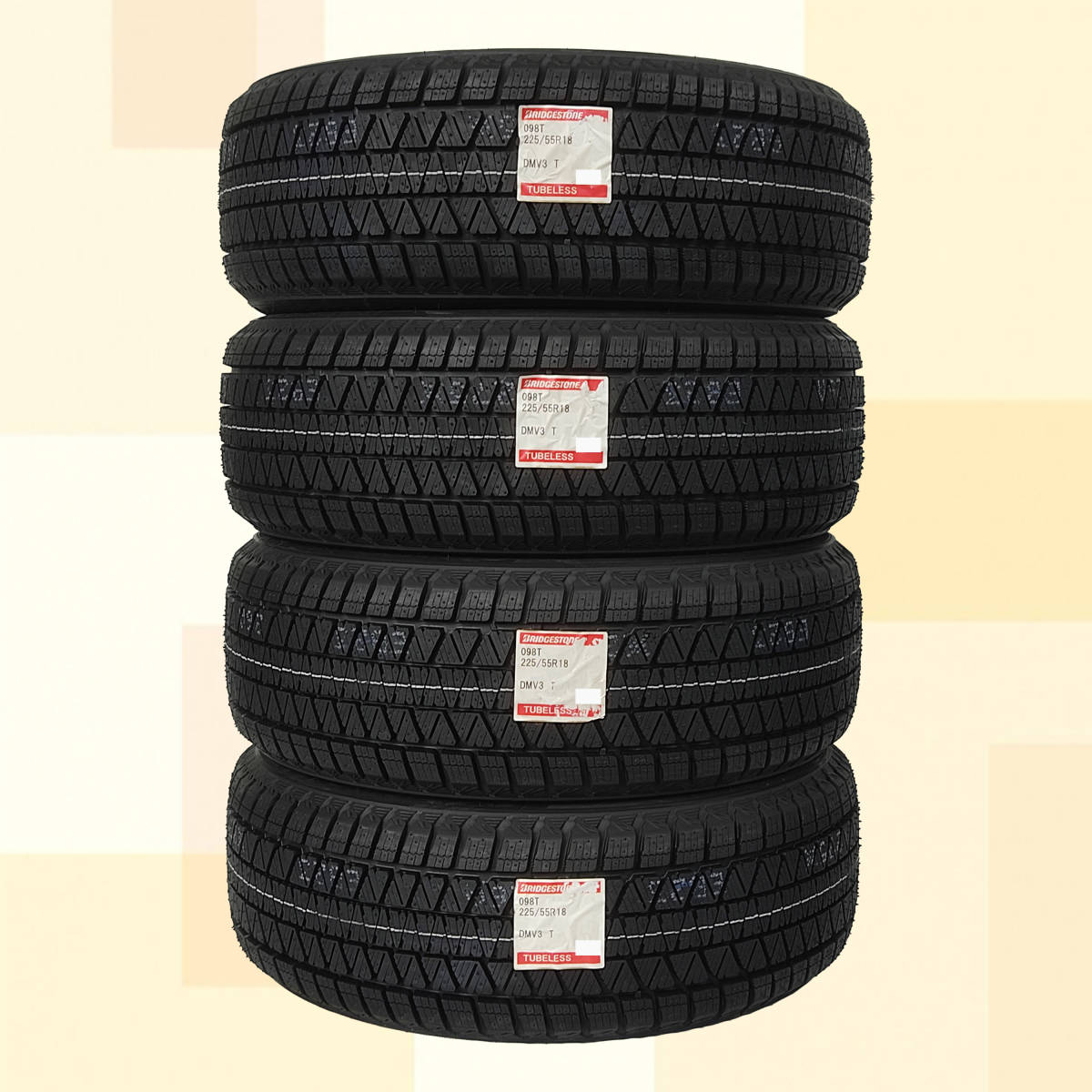 225/55R18 98T スタッドレスタイヤ BRIDGESTONE ブリヂストン
