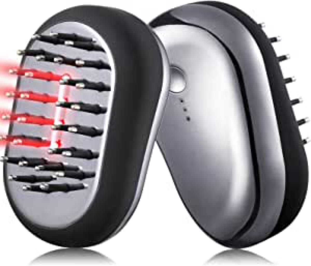 頭筋リフトブラシ スカルプケアブラシ 美顔器 頭皮ケア フェイスケア ボディケア 振動ケア EMS 赤色LED搭載 USB充電式 