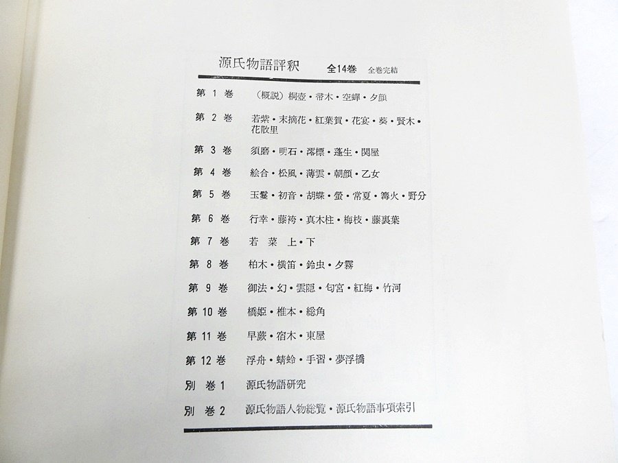源氏物語評釈 全14冊 玉上琢弥 | incalake.com