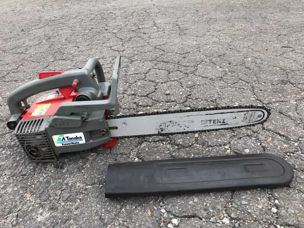 ◆中古◆Tanaka/タナカ PowerMate/パワーメイト エンジンチェンソー Model:PMS-330A 動作確認済 ◆中古◆Tanaka/タナカ PowerMate/パワーメイト エンジンチェンソー Model:PMS-330A 動作確認済