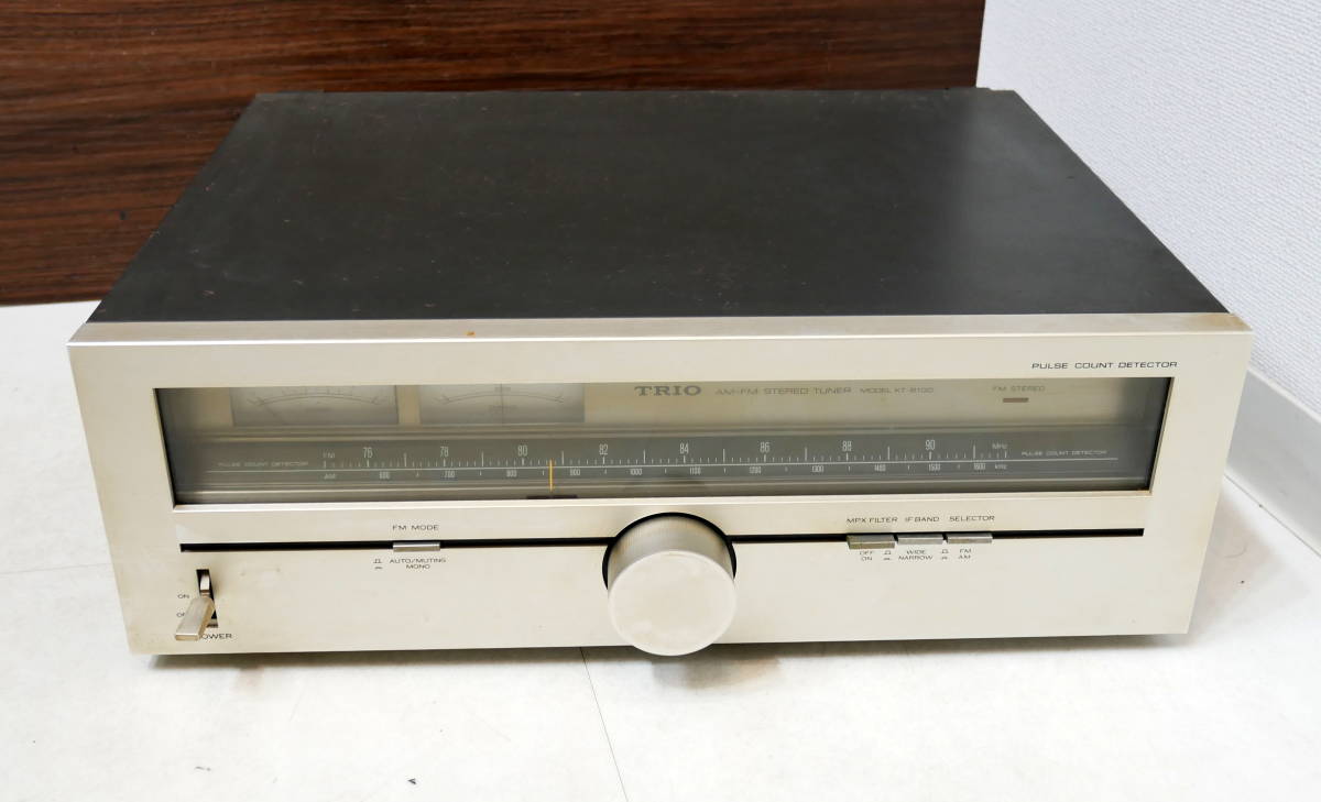 △(R502-B87)TRIO トリオ KT-8100 チューナー AM/FMステレオチューナー