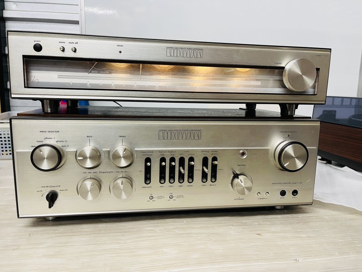  редко встречающийся  товар ！ Сёва  ретро ★ LUXMAN Luxman  ★ FM стерео ... ,  интегрированный усилитель 　 проверено на работоспособность ！