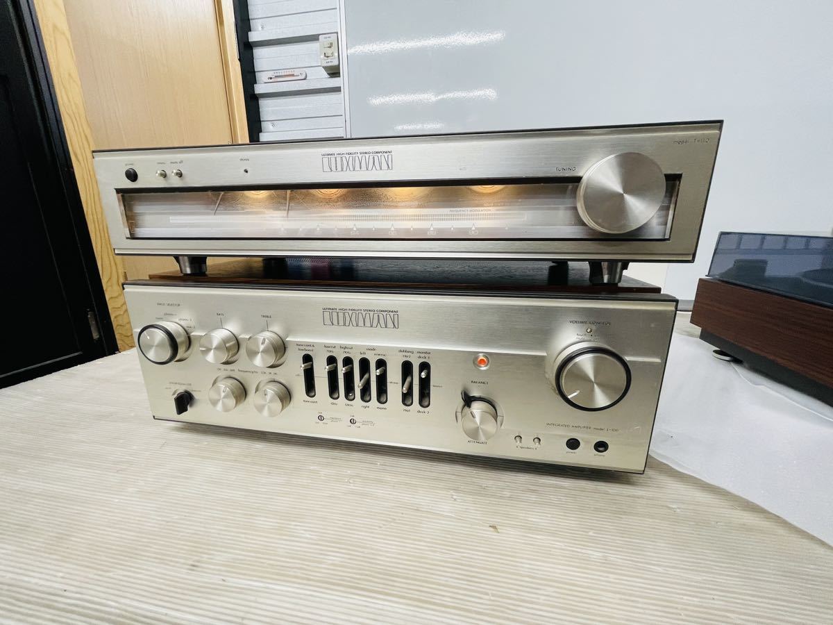  редко встречающийся  товар ！ Сёва  ретро ★ LUXMAN Luxman  ★ FM стерео ... ,  интегрированный усилитель 　 проверено на работоспособность ！