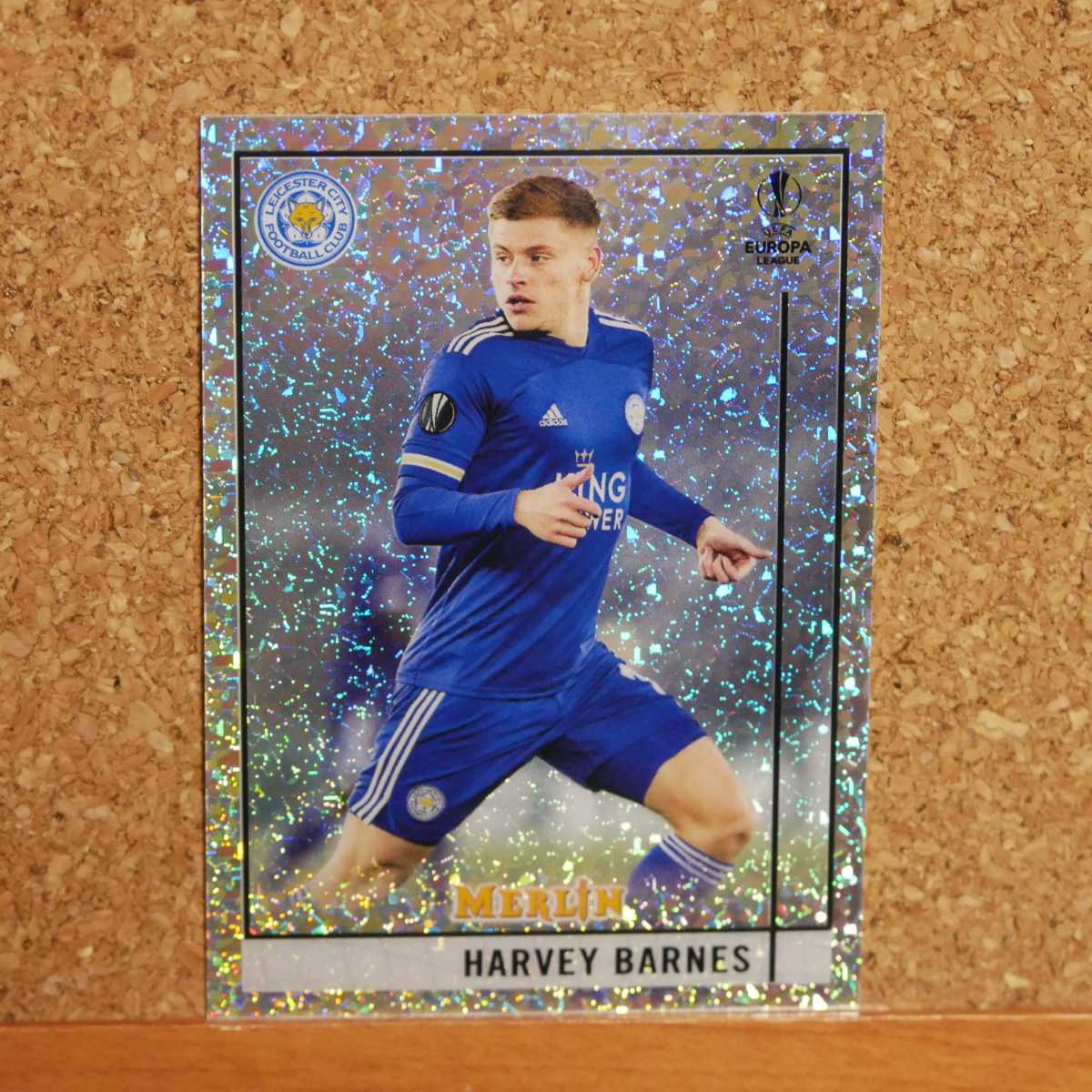 Topps merlin Harvey BARNES 150シリ トップスマーリン ハーヴィー・バーンズ レスター・シティ イングランド soccer_画像1