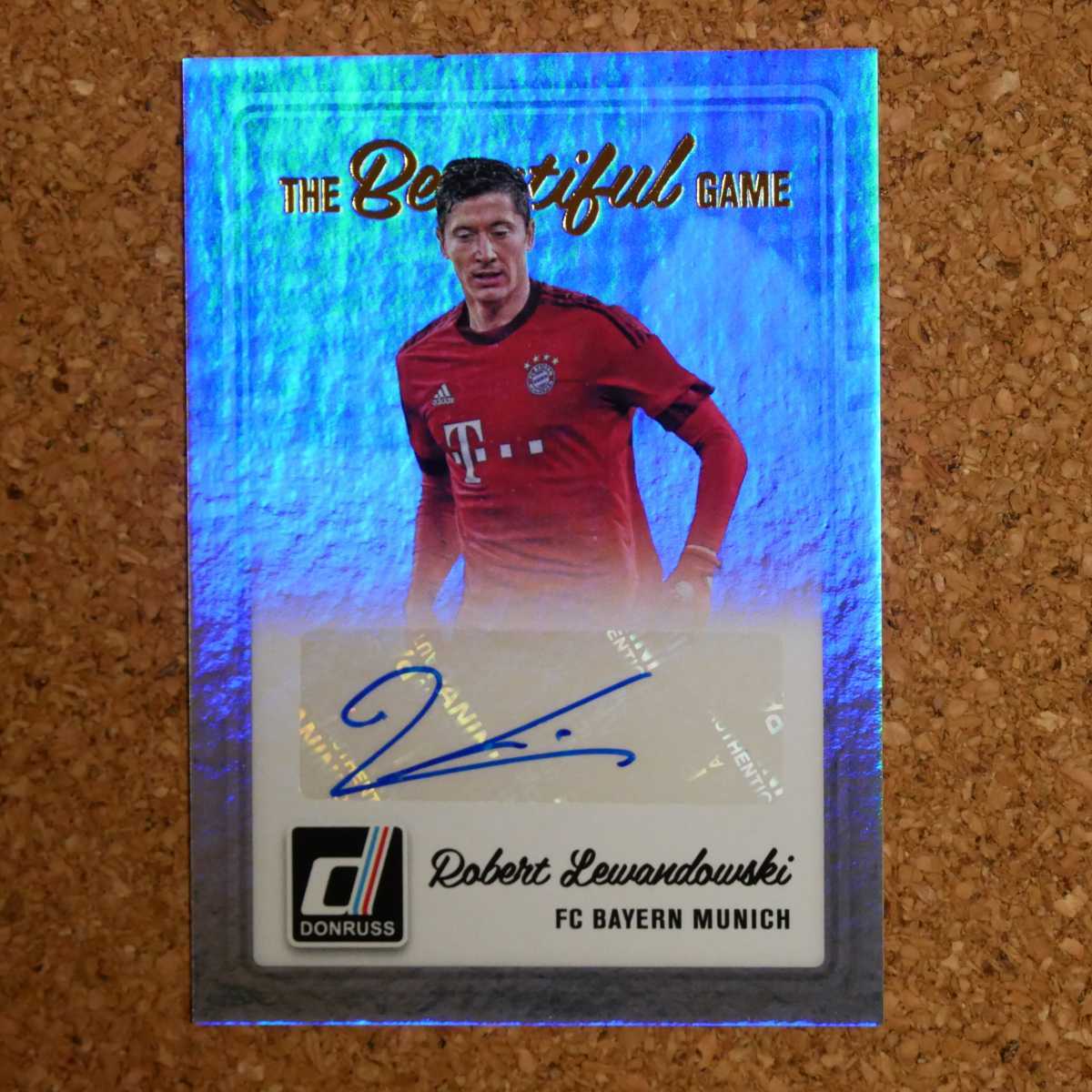 サッカー サイン カード LEWANDOWSKI ロベルト・レヴァンドフスキ