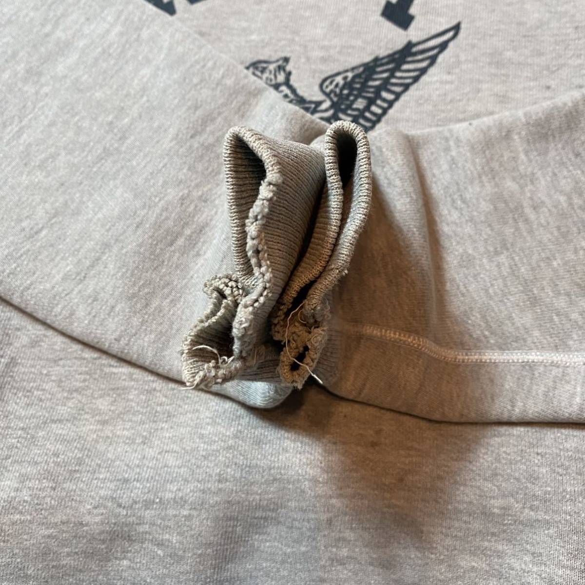 40s50s ラッセル ヴィンテージスウェット USA製 グレー L NAVY