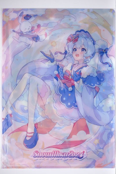 SNOW MIKU 2023　雪ミク 冬麗 Ver.【 報知新聞　SNOW MIKU 2023　特別號 特典 クリアファイル 単品 】第73回 さっぽろ 雪まつり 初音ミク
