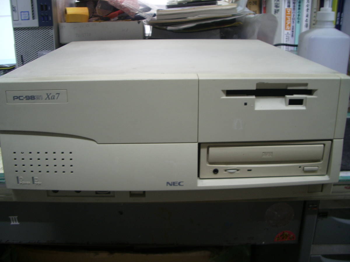 NEC PC-9821Xa7 FDD無し 420メガバイトHDD メモリ8Mバイト DOS起動