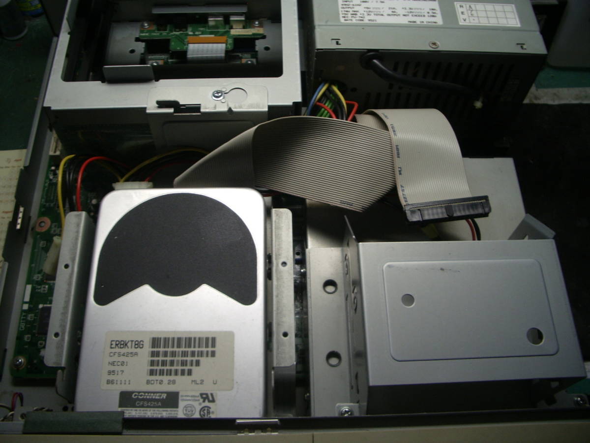 NEC PC-9821Xa7 FDD無し 420メガバイトHDD メモリ8Mバイト DOS起動