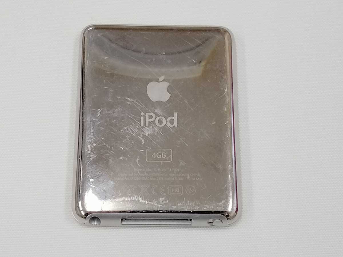 【ジャンク】iPod nano 第3世代 4GB Apple 本体 3世代 L50125_画像2