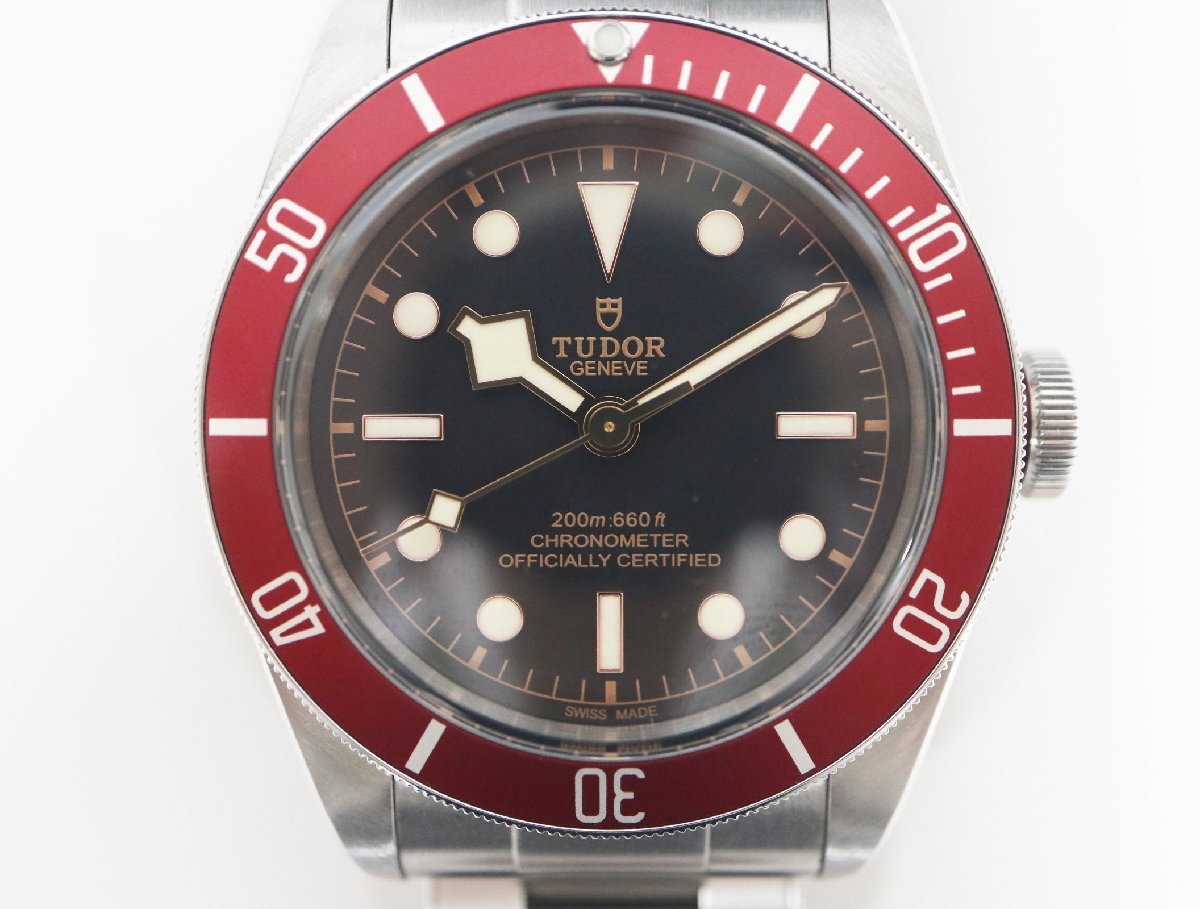 TUDOR チューダー 79230R ヘリテージ ブラックベイ チュードル レッドベゼル ステンレス 自動巻 メンズ 【中古】 時計