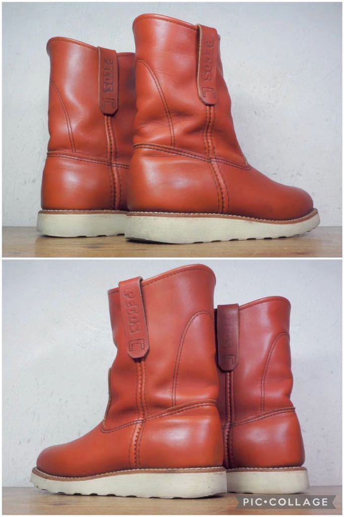 【美品/2013年】USA製 REDWING/レッドウィング 8866 ペコスブーツ 51/2D 23.5cm相応 オロラセット/エンジニア_画像7