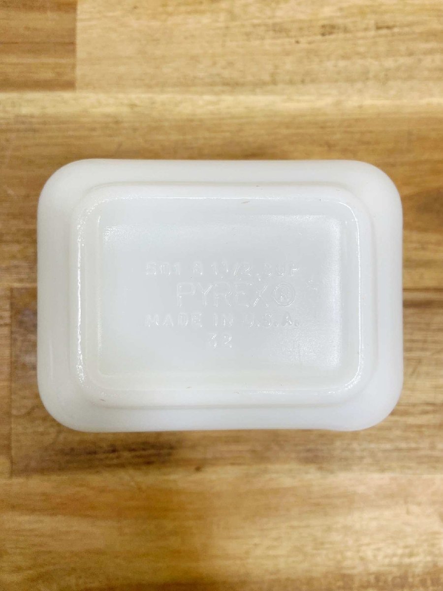 PYREX パイレックス レフリジレーター ミルクグラス ヴィンテージ オールド コレクション 食器 アメリカ 雑貨【9001】_画像8