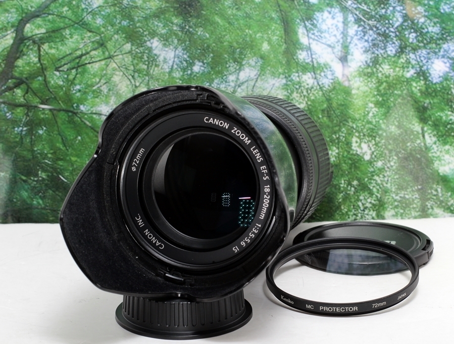 ❤手ぶれ補正する超便利な1本☆canon EF-S 18-200mm IS❤-