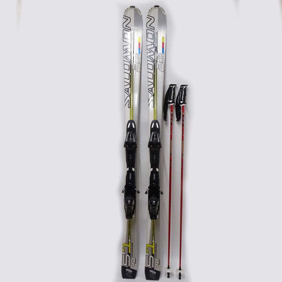 中古】サロモン 24 HOURS S1 POWERLINE 165 スキー板 SALOMON スポーツ