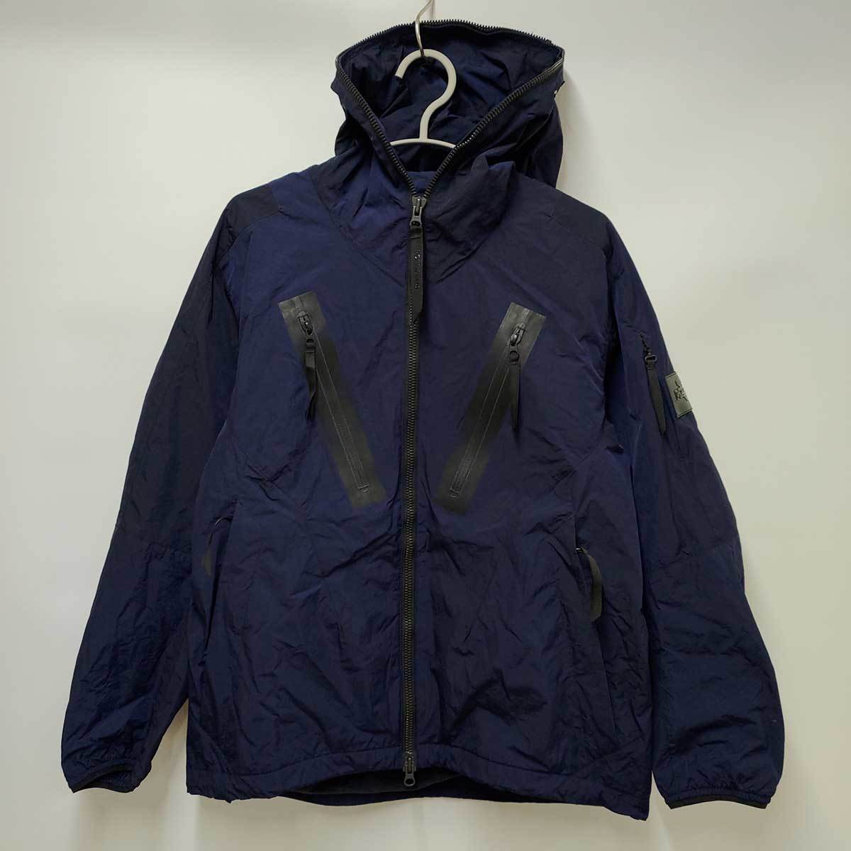 【中古】POLEWARDS Thermotron Hooded ジャケット M ネイビー PW28JM64 メンズ ポールワーズ