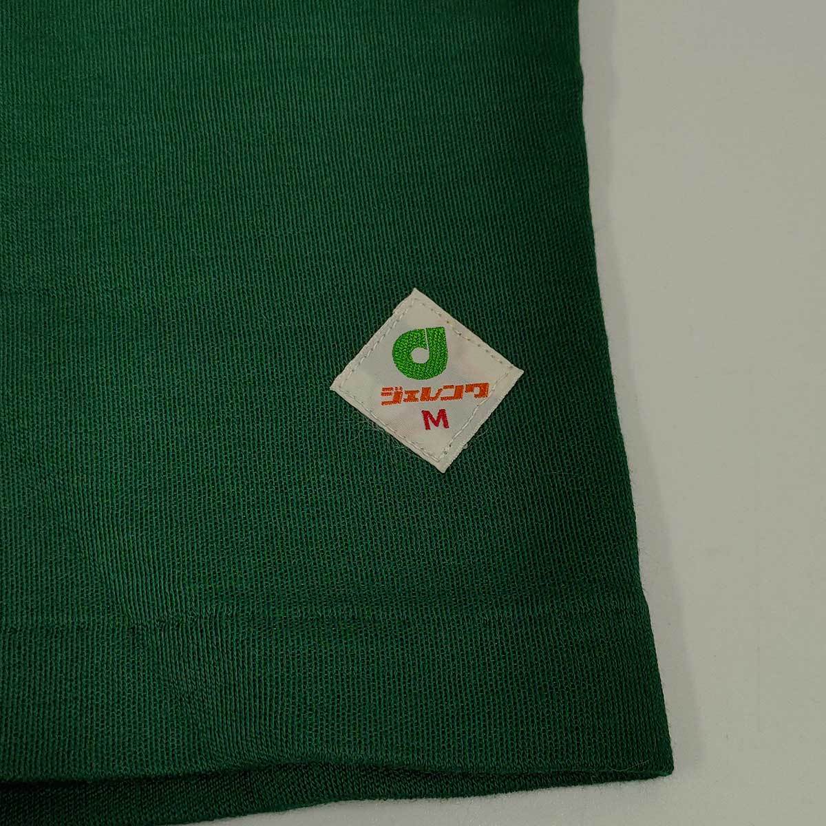 [ used ] Asics je Len k running shirt M green unisex jersey retro tank top 