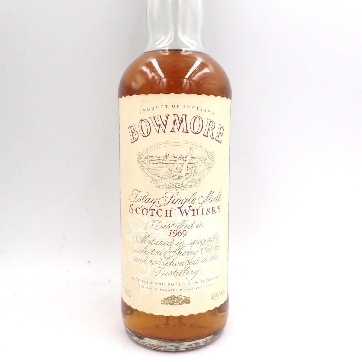 未開栓】ボウモア 1969 カモメラベル 750ml 43% BOWMORE【P
