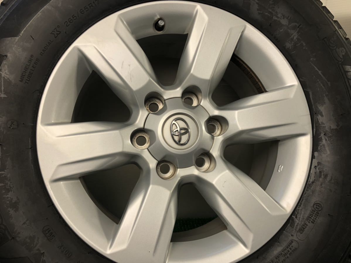 トヨタ 150 ランドクルーザープラド 65R17 25 ミシュラン LATITUDE 4本