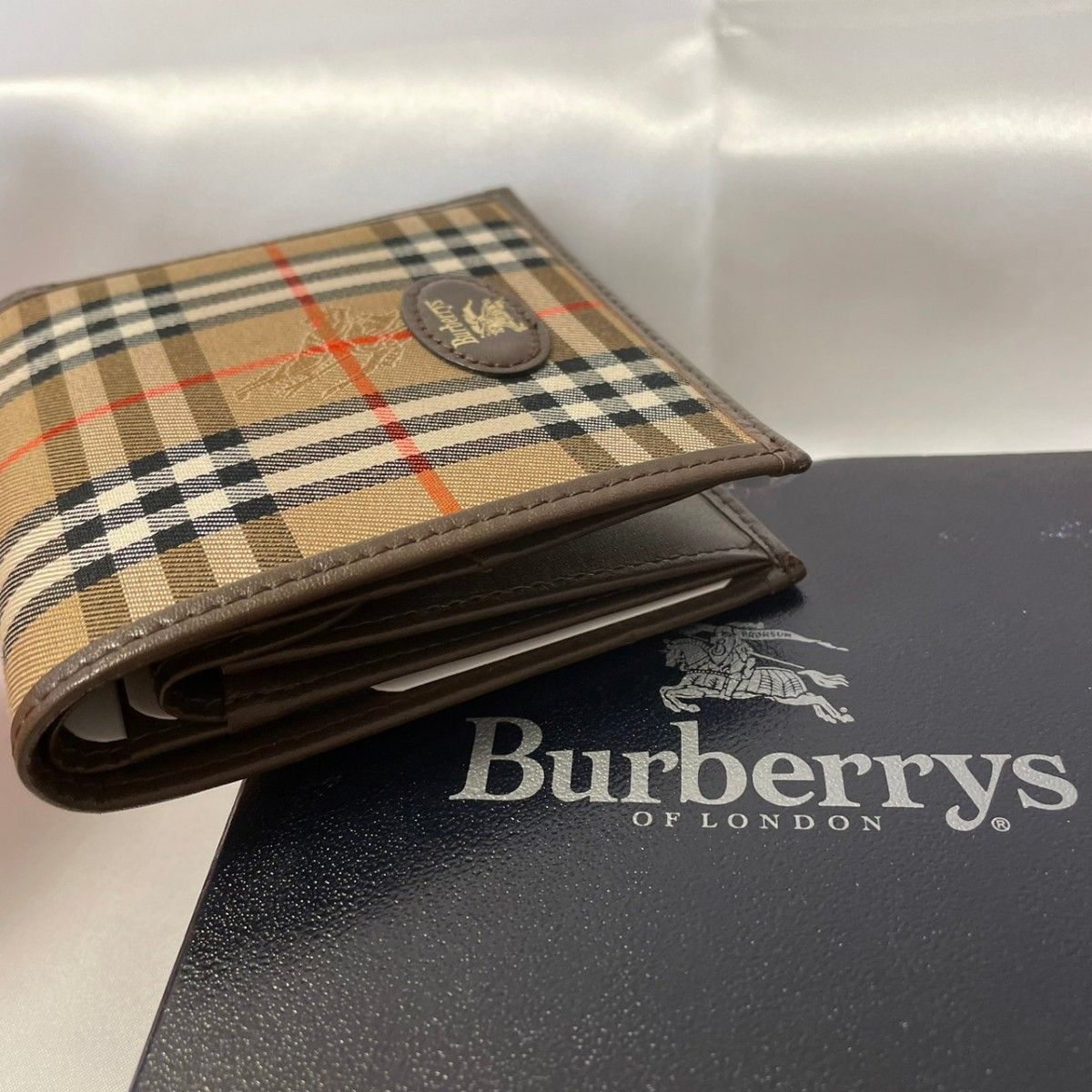 未使用】BURBERRY バーバリー 二つ折り財布 | www.mclegal.info