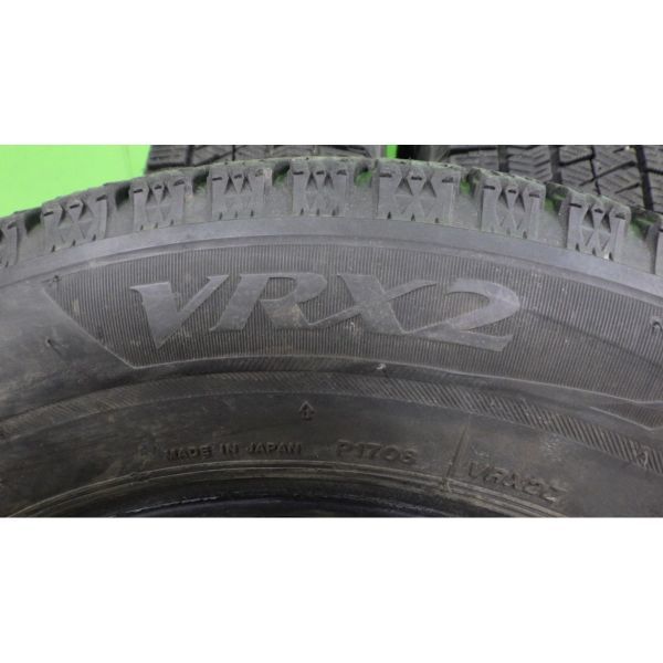 ブリヂストン BLIZZAK VRX2 175/65R14 4本SET／2019年製7分山スタッドレスタイヤ／中古 特筆すべき損傷なし／白石区手渡し可／フィット等に_画像9