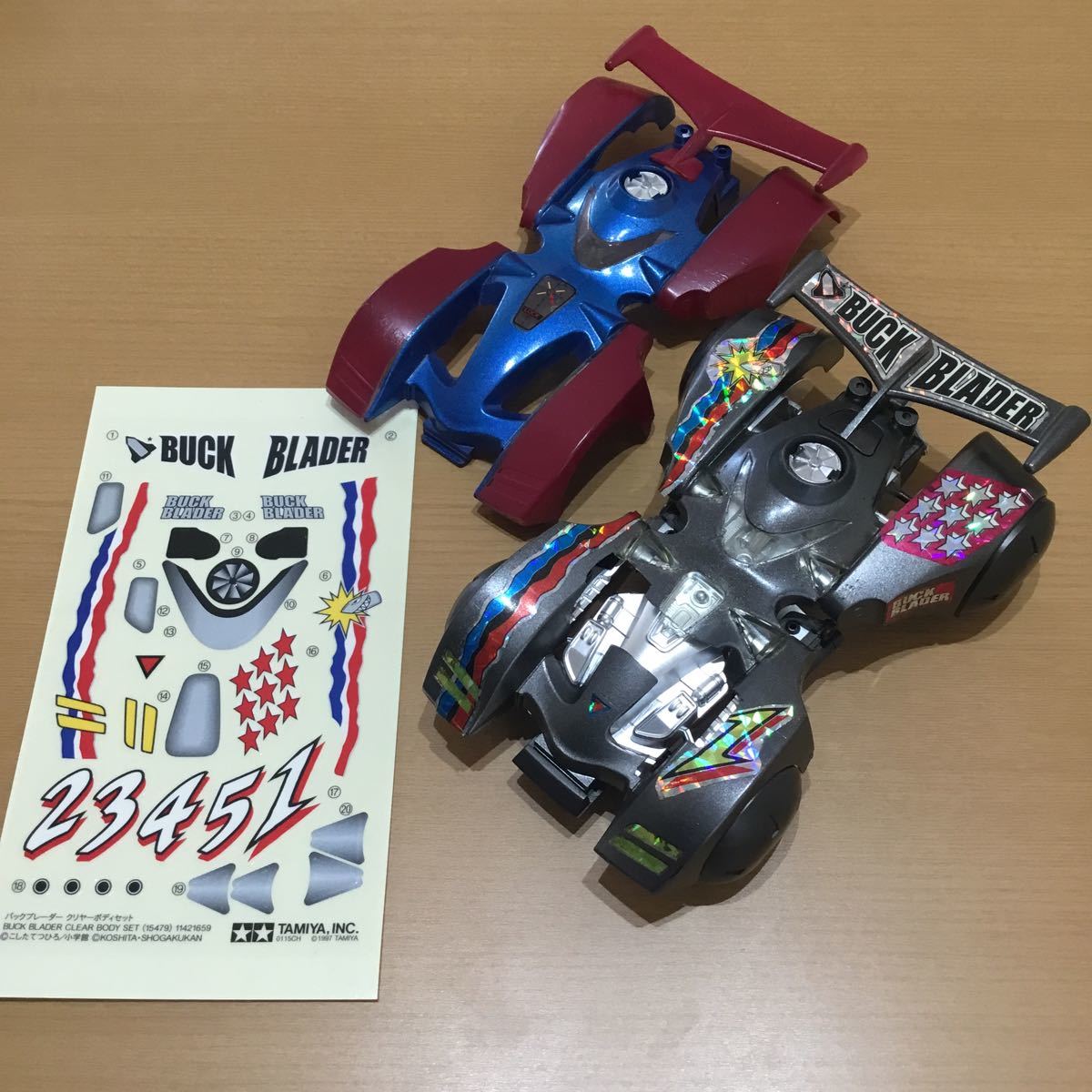 ヤフオク! - タミヤ リアルミニ四駆 塗装済 バックブレーダー ボディ２...