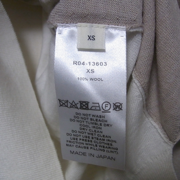 CYCLAS シクラス 配色切り替えウールVネック ニット トップス XS www