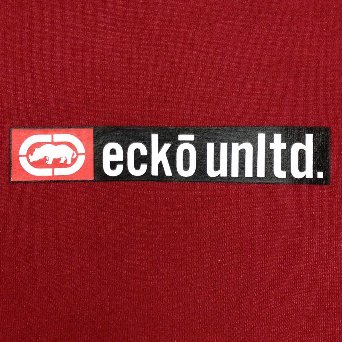 特価/未使用【サイズ=4L(3XL)】ecko unltd/エコー　アンリミテッド/メンズ/裏起毛/スウェット/トレーナー/胸囲=110～118cm/wine.red_画像2