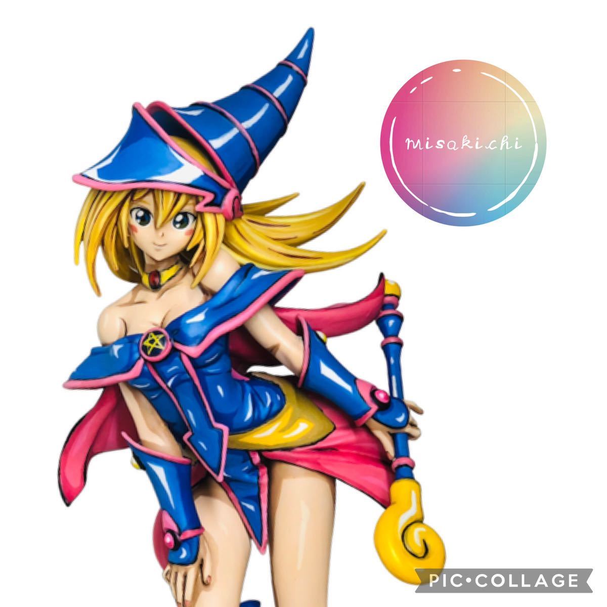 遊戯王 ブラックマジシャンガール リペイント フィギュア 二次元彩色