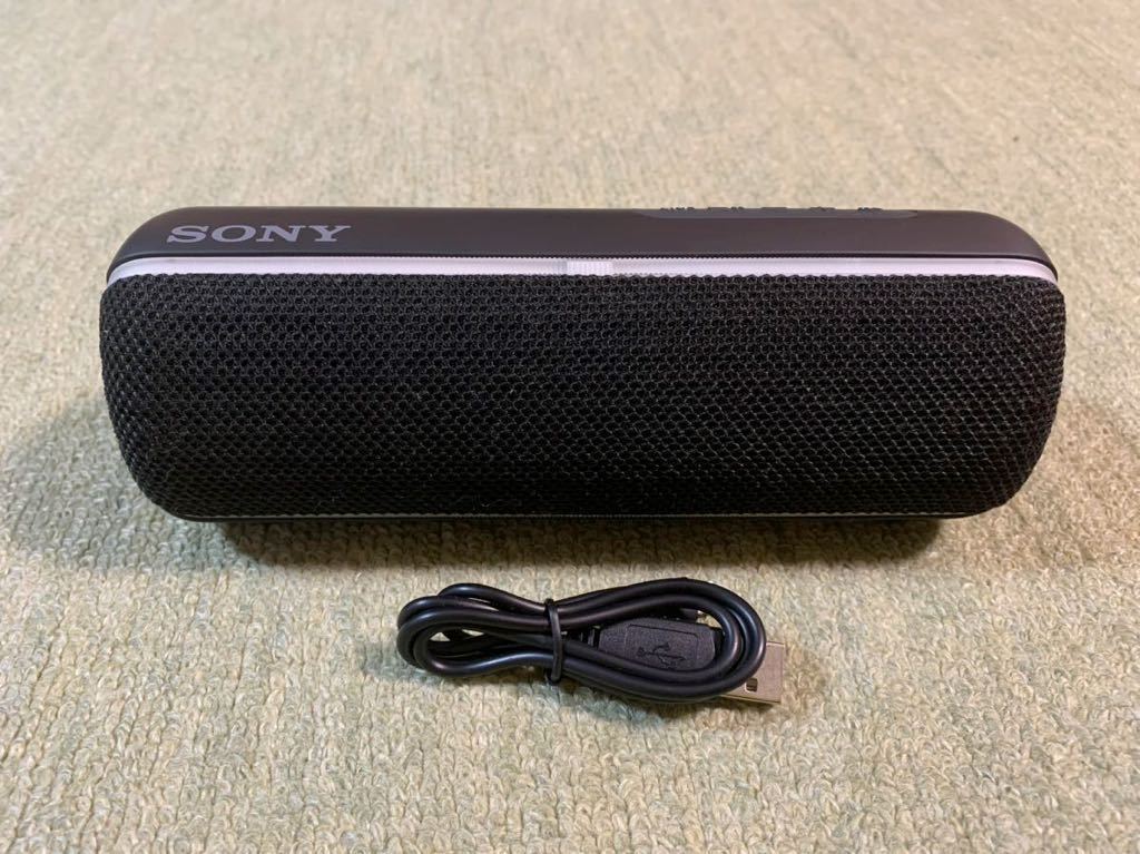 SONY SRS-XB22(B) ソニー スピーカー ブラック 動作確認済み 動作確認済 SONY SRS-XB22 Bluetooth ワイヤレス スピーカー