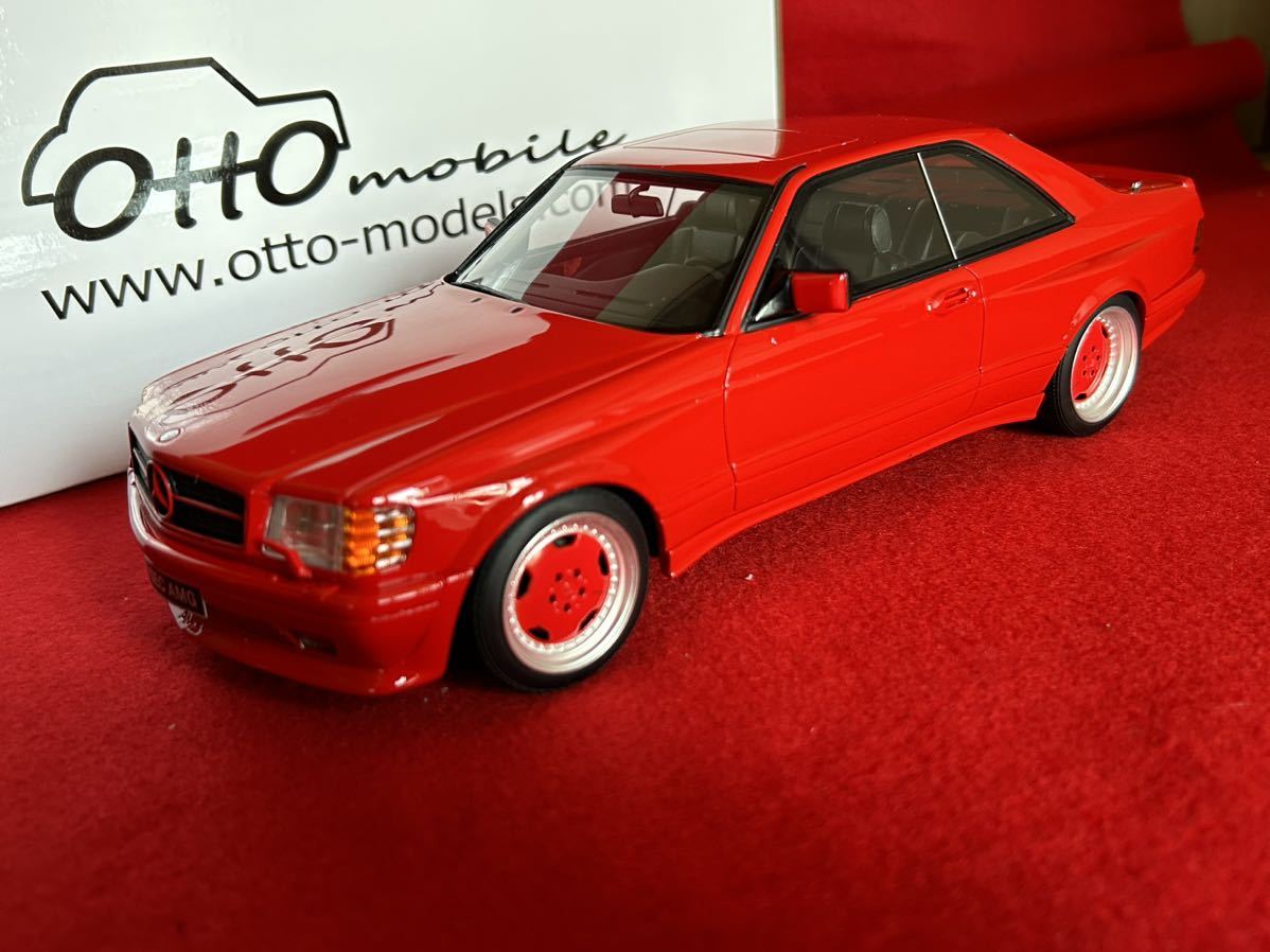 訳あり商品 希少! 1/18ミニカー Ottoメルセデスベンツ560SEL AMG