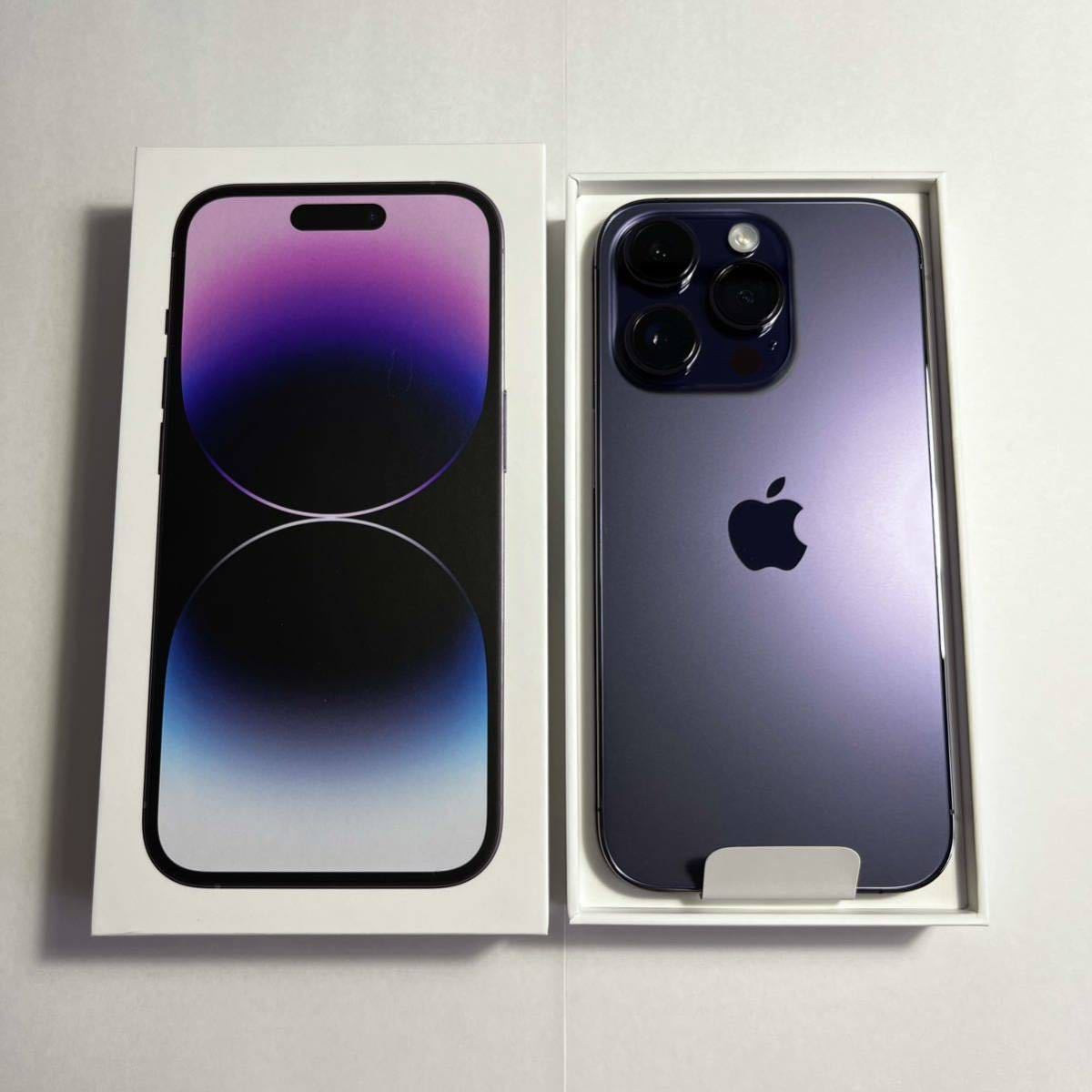 限定品】 - iPhone 14 Pro MAX 1TB SIMフリー パープル ほぼ新品 ...