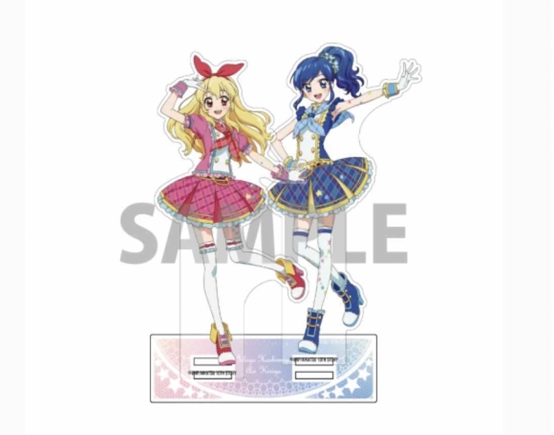  Aikatsu! pair acrylic fiber stand 1 star . strawberry & fog arrow ... anime ito limitation Aikatsu star . strawberry soleil acrylic fiber stand axe ta