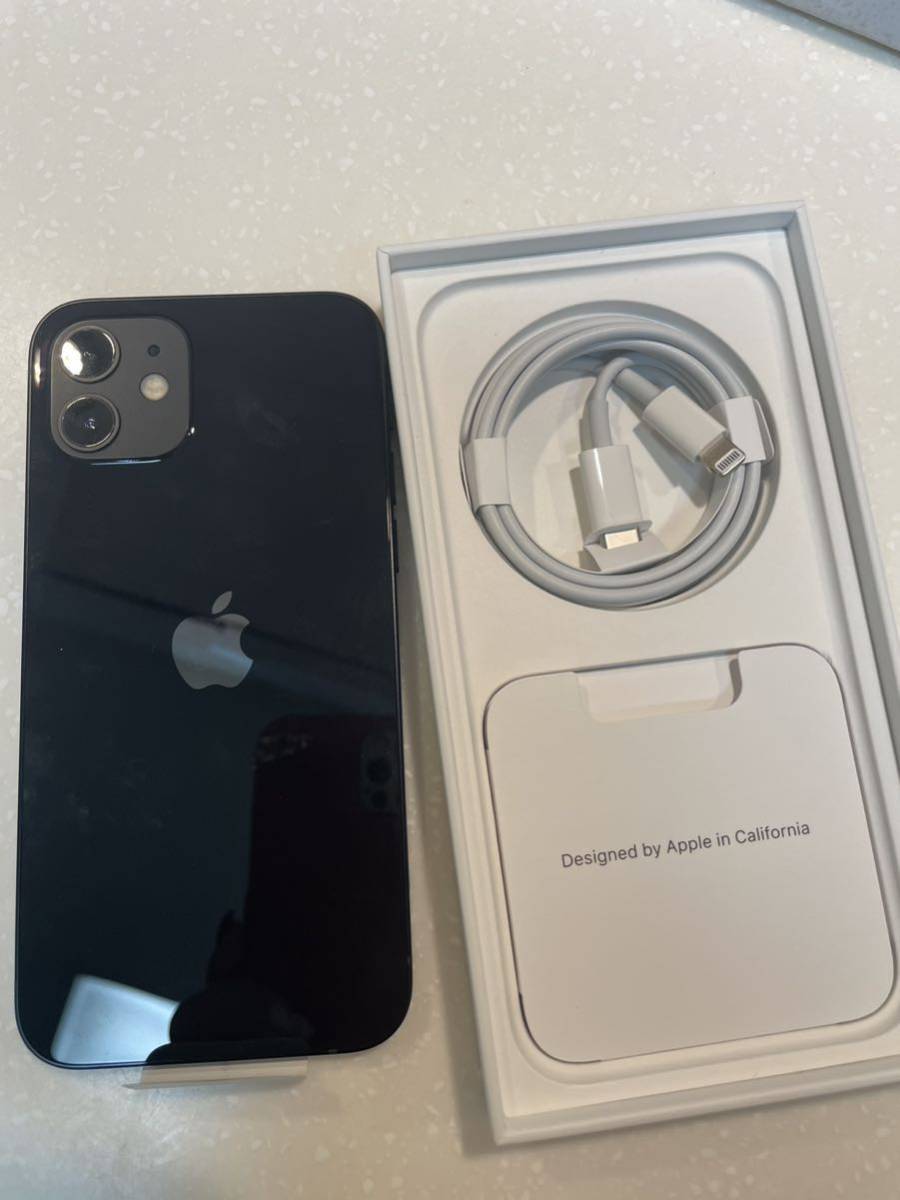 iPhone 12 64GB 未使用 保護シートあり 黒 - coastalcareeracademy.com
