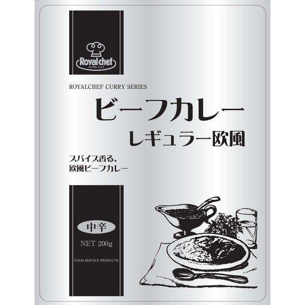 レトルト ビーフカレー レギュラー 欧風中辛 200g UCC RCH/ロイヤルシェフ 業務用/6001ｘ３０食セット/卸/送料無料_画像1