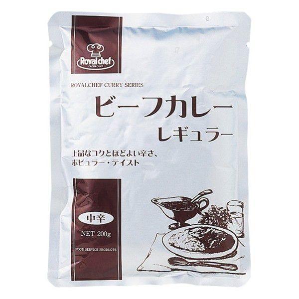 レトルト ビーフカレー レギュラー 中辛 200g UCC RCH/ロイヤルシェフ 業務用/0109ｘ５食セット/卸/送料無料_画像1