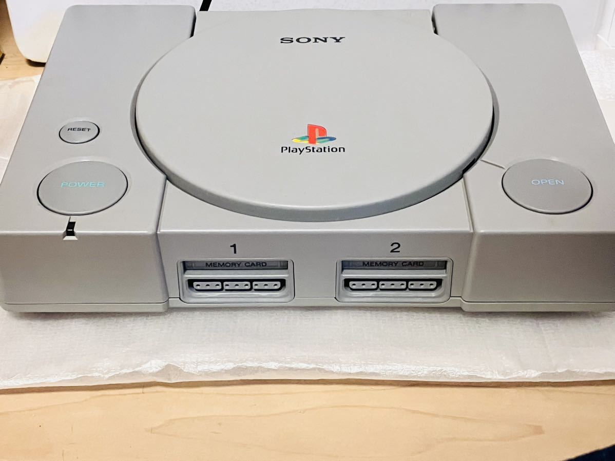 ★本体新品同様　美品　完品　初代 動作良好　SCPH-9000 最終モデル 取説未開封 初代 PS PlayStation プレイステーション  SONY 送料無料★